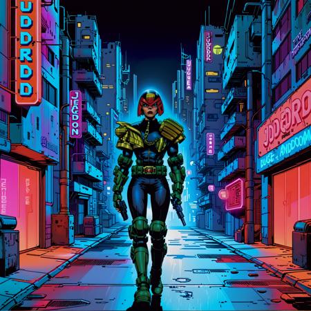 Judge Dredd Comic Style (SDXL)