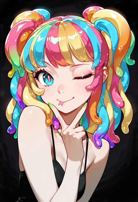 Snake Hair/Gummy Worm Hair/Worm on a String Hair