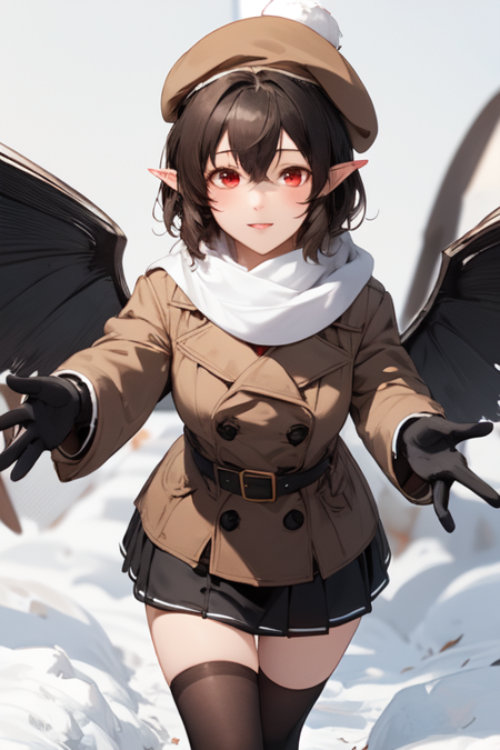 Aya Shameimaru Winter Outfit