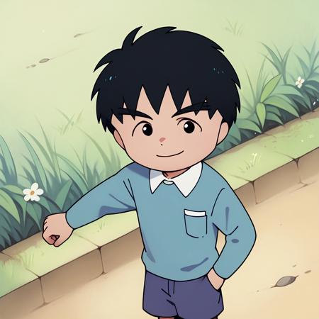 Kenichi Ono (Chibi Maruko-chan) | Pony & Illustrious版本Pony (ID: 608395)