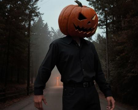 SD1.5 Pumpkin Head LoRA