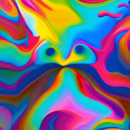 Oil Bubble / Iridescence, Multi-Colored Style Art (7)