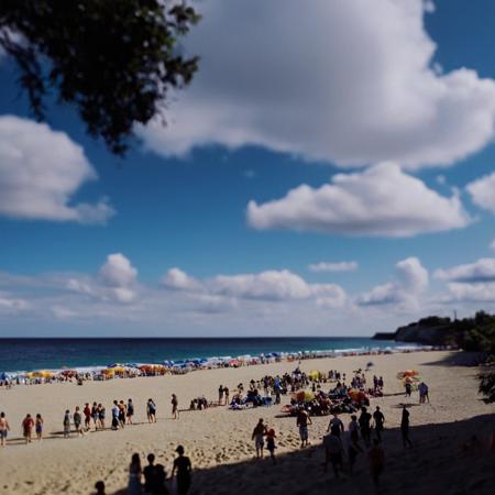 Tilt shift photography style XL + F1D