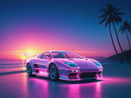 Neon Cyberpunk Vaporwave FLUX & SDXL
