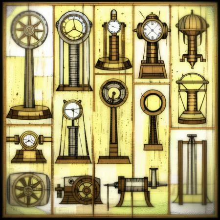 Gehn's Gate Room Illustrations from Riven: The Sequel to Myst