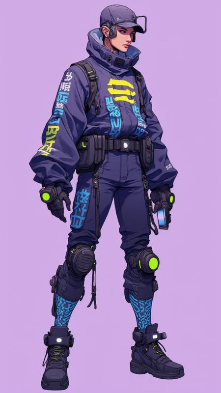 Cyberpunk Anime Style