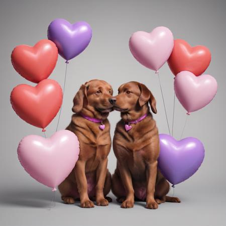 Heart Balloons (Valentine's Day)