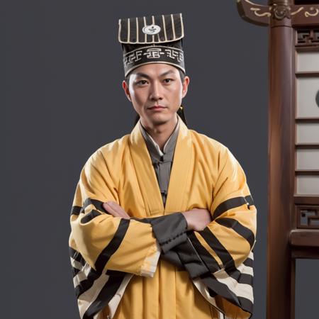 Taoist robe (影視劇 黃袍道士) | SDXL版本v1.0 (ID: 282551)