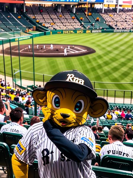 甲子園球場＆トラッキー Hanshin Koshien Studium & ToLucky