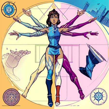 Vitruvian Man (Person) Concept