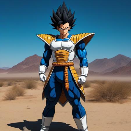 Vegeta - Dragon Ball - SDXL Realistic & Anime / Super Sayian