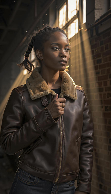 B-3 Sheepskin Bomber Jacket [Flux]
