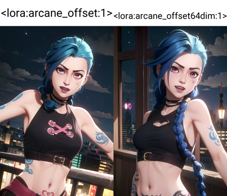 Arcane Style LoRA版本offset 64 dim (ID: 68672)