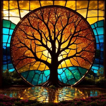 Stained Glass and Metal - CE - SDXL & Flux