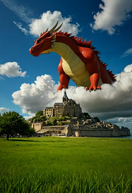 Mont-Saint-Michel, a French monument (PonyXL)