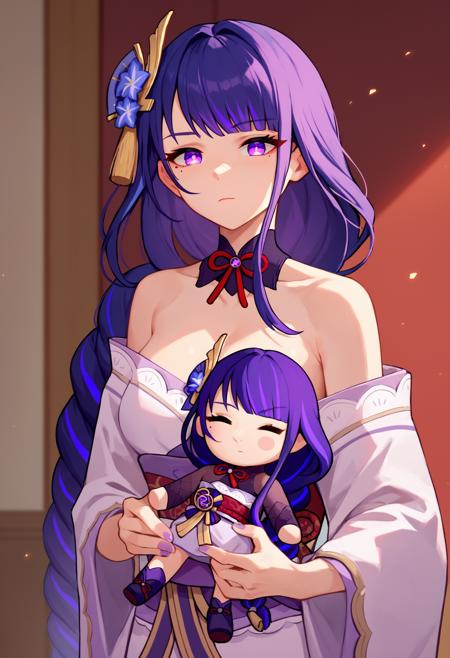(PonyXL Concept) Holding Character Doll | 角色抱着fufu