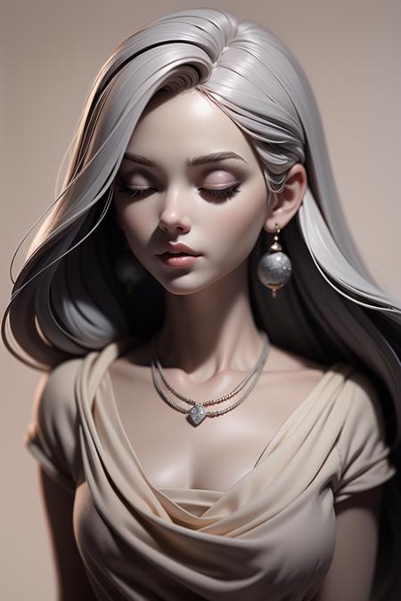 Clay Render Style/白模渲染风格