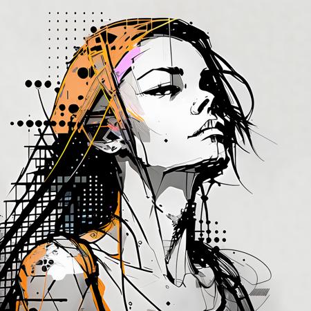 Halftone Punk. LoRA
