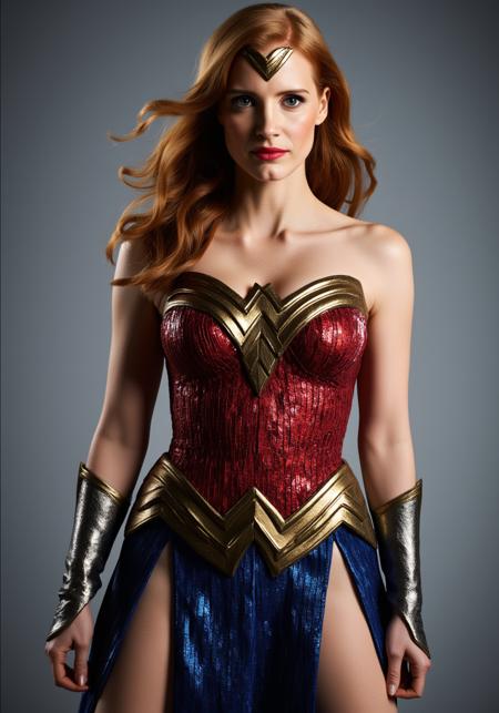 Jessica Chastain FLUX 1D