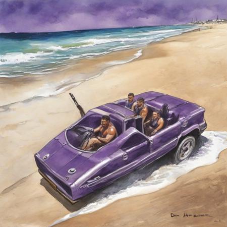 Style of Don Lawrence - SDXL