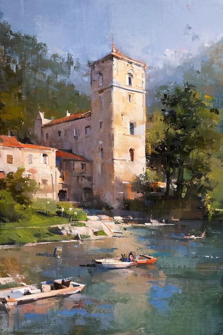 Oil painting(oil brush stroke) - 油画笔触