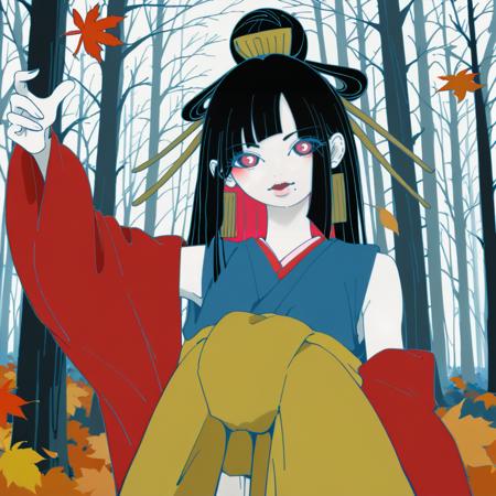 OC girl from tuki.『ひゅるりらぱっぱ』by 十八番茶 mado [Illustrious/NAI, Pony XL] HYURURIRAPAPPA