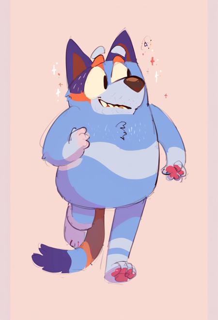 Stripe Heeler | Bluey | Pony XL