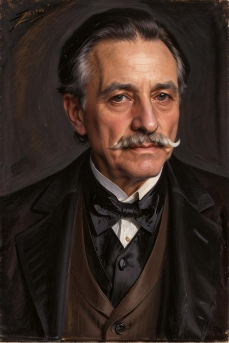 Zorn painting style