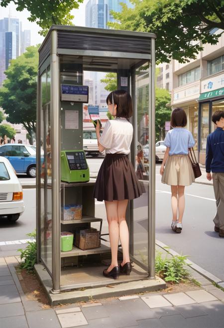 日本の公衆電話 Japanese public phone PONY