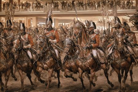 Napoleonic Era Battle Painting