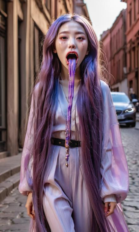 Monster Codex-Long tongue ghost | 怪物志-百鬼-吊死鬼