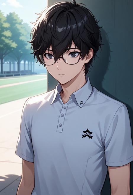 Ren Amamiya / Akira Kurusu / Joker / MC - Persona 5 (Commission) - Pony + Illustrious
