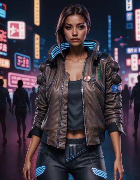 Cyberpunk Samurai Jacket SDXL