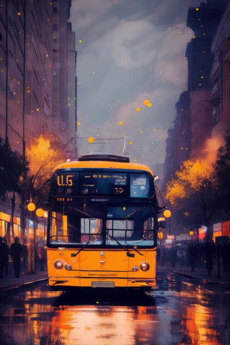 A painting style with colored dots - tangbohu 22