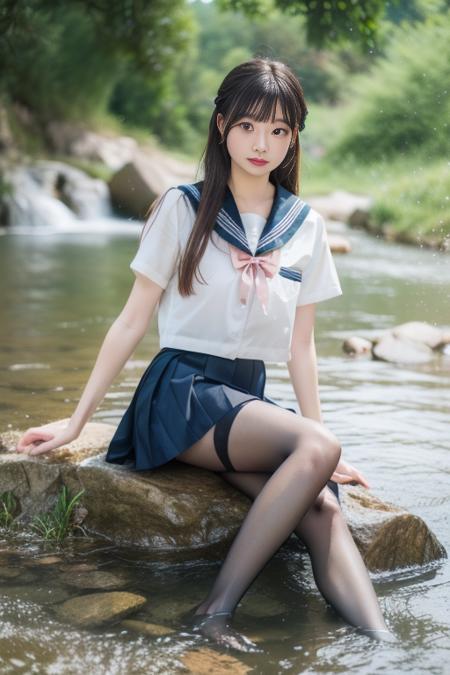 清凉一夏 水手服与水 serafuku and water版本v1.0小溪 (ID: 685548)