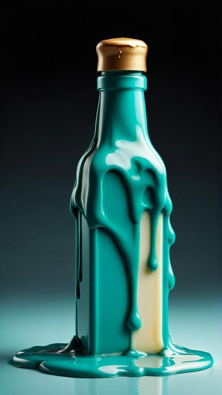Melted Cheese On Top Style SDXL - Color Customizable Gooey Liquids