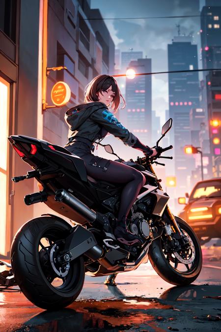 Waifu on Motorcycle版本v2 (ID: 30268)