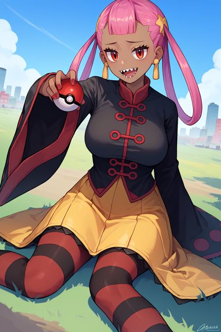 Punk Girl/バッドガール (Pokemon Masters) SDXL LoRA [Pony Diffusion]