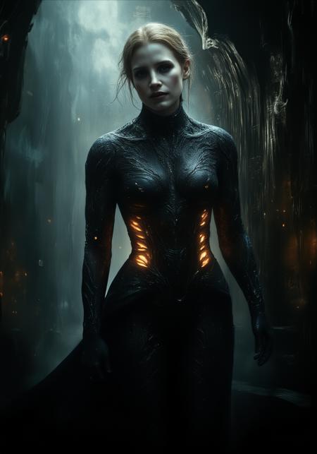 Jessica Chastain FLUX 1D