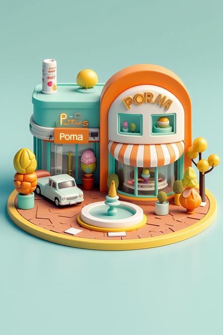 Miniaturized scene