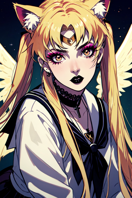 Sailor Moon Goth (Prompt like a Pro Textual Inversions!)