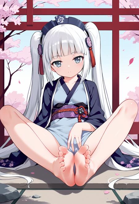 [POSE]Feet sandwich pose