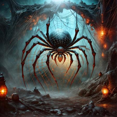 Giant spider lair