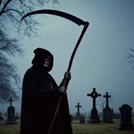 Grim Reaper cinematic style XL + SD1.5