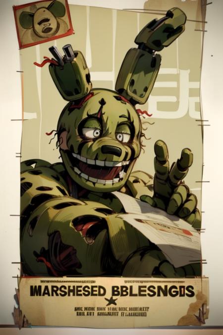 Springtrap FNAF / Five Nights at Freddy's