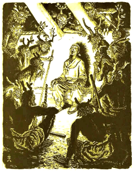 Illustrations for fairy tales, Nikolai Kochergin style