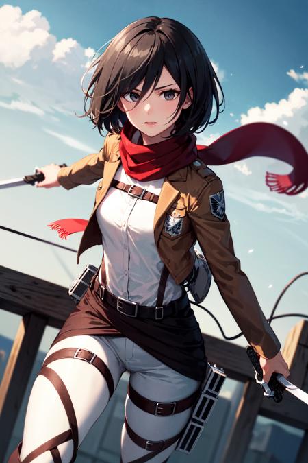 Mikasa Ackerman ミカサ・アッカーマン / Shingeki no Kyojin版本v1.0 (ID: 96428)