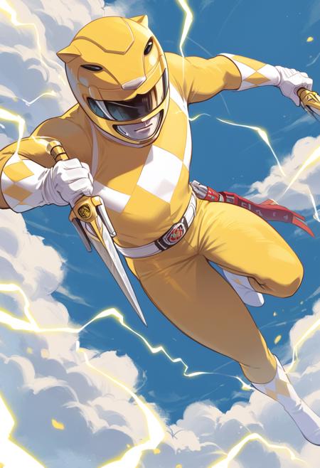 Mighty Morphin Power Rangers - Yellow Ranger PonyXL