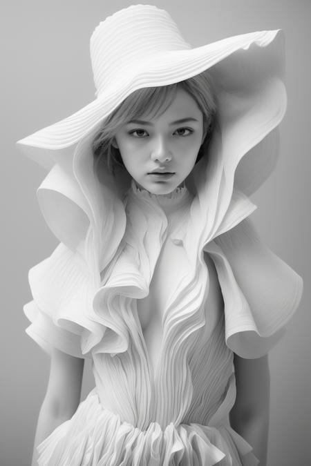 white issey miyake 三宅一生白