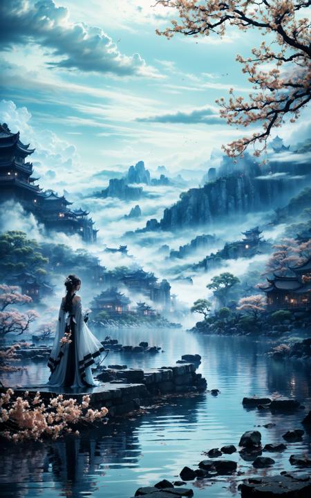 绪儿-水乡场景 Water town scene版本v1.0 (ID: 257363)